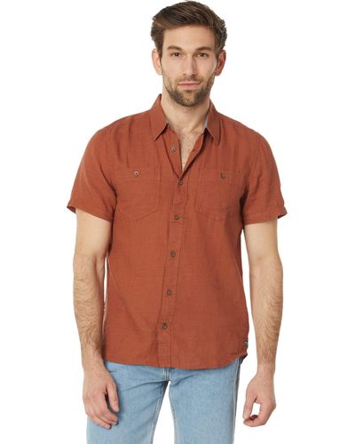 Toad&Co Honcho Short Sleeve Shirt - Brown