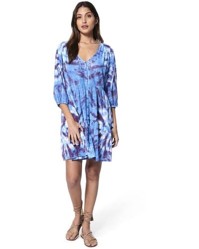 Young Fabulous & Broke Hazel Mini Dress - Blue