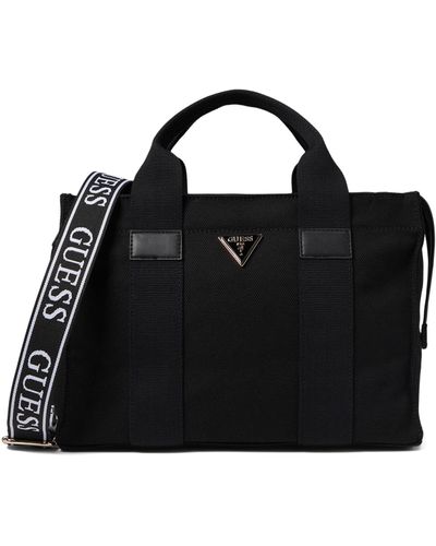 Guess Canvas Ii Small Tote - Black