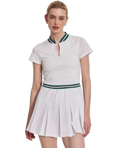 Varley Nora Court Dress - White