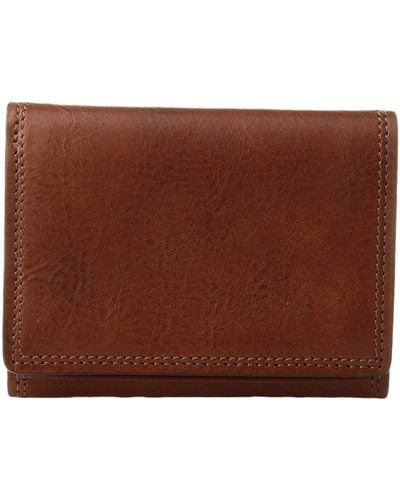 Bosca Dolce Collection - Double I.d. Trifold - Brown