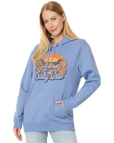 Salty Crew On Vacation Pullover Hoodie - Blue
