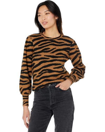 Kate Spade Tiger Stripes Dream Sweater - Blue