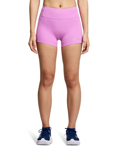Saucony Fortify 3 Shorts - Pink