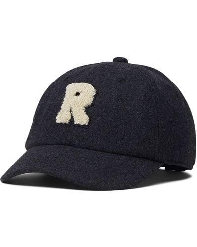 Rag & Bone Addison Varsity Baseball Cap - Blue