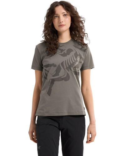 Arc'teryx Bird Cotton Short Sleeve T-shirt - Gray