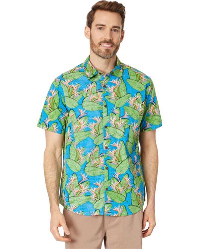 Hurley One Only Lido Stretch Short Sleeve Woven - Green