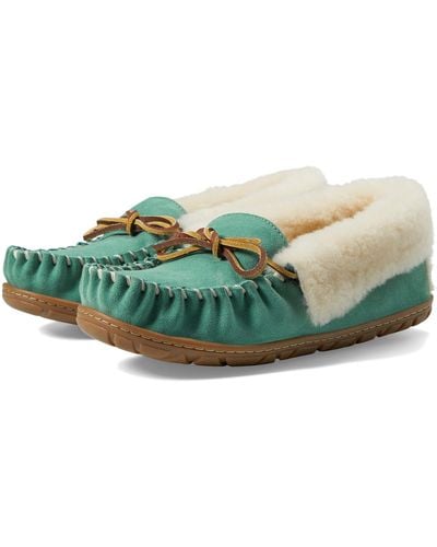 L.L. Bean Wicked Good Moccasins - Green