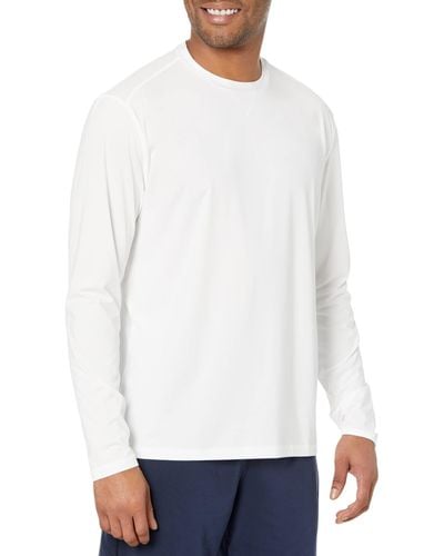 Johnnie-o Runner Long Sleeve Performance T-shirt - White