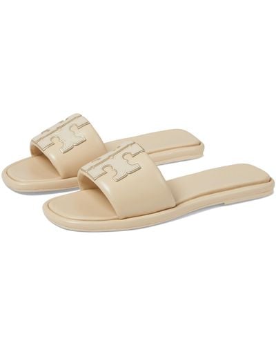 Tory Burch Double T Sport Slide - Natural
