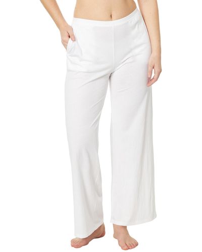 Skin Organic Cotton Christine Pants With Pockets - White