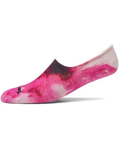 Smartwool Everyday Far Out Tie-dye Print No Show - Pink