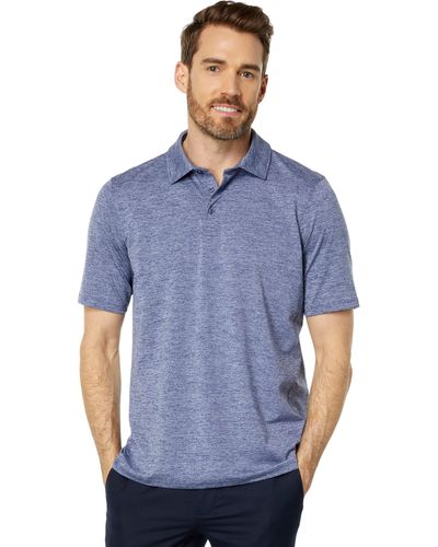 Johnston & Murphy Xc4 Solid Performance Polo - Blue