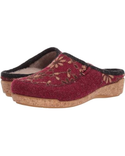 Taos Footwear Woolderness 2 Clog - Red
