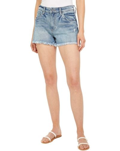 Kut From The Kloth Jane High-rise Jean Shorts - Blue