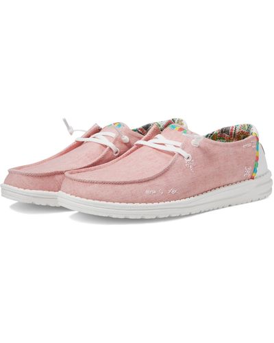 hey dude shoes womens pink