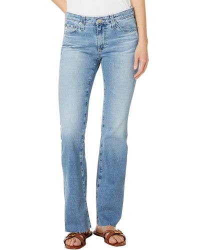AG Jeans Angel Low Rise Boot Cut Jean In 22 Years Whisper - Blue
