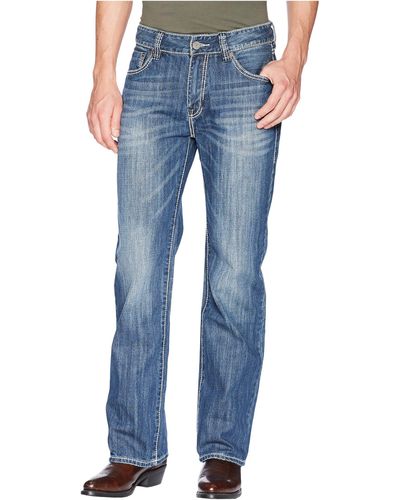 Rock And Roll Cowboy Double Barrel In Dark Wash M0s8553 - Blue