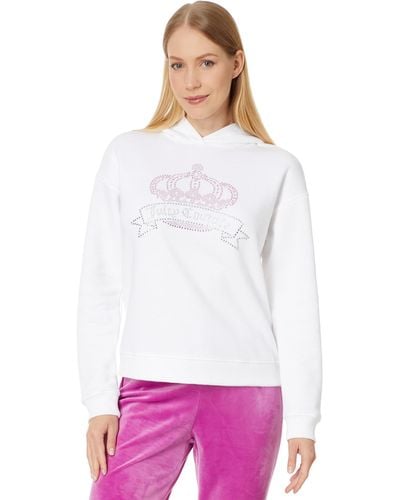 Juicy Couture Vday Oversized Once Upon A Time Hoodie - White