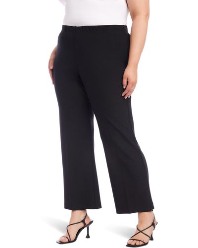 Karen Kane Plus Size Cropped Presley Pants - Black