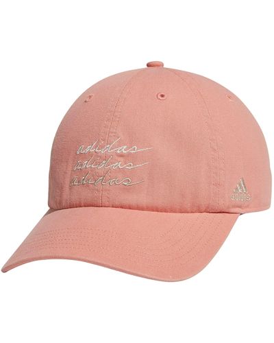 adidas Saturday Relaxed Adjustable Cap - Pink