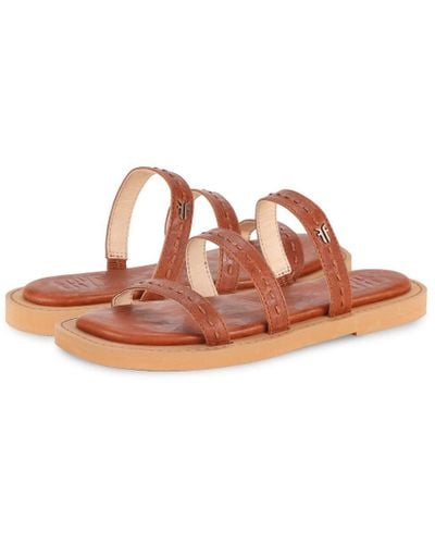 Frye Faye Strappy Slide - Natural