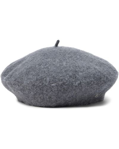 Lauren by Ralph Lauren Felted Wool Beret - Gray