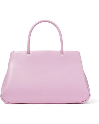 Kate Spade Grace Smooth Leather Satchel - Pink