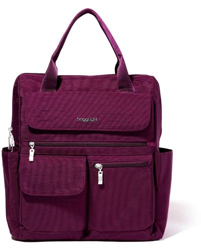 Baggallini Modern Everywhere Laptop Backpack - Purple