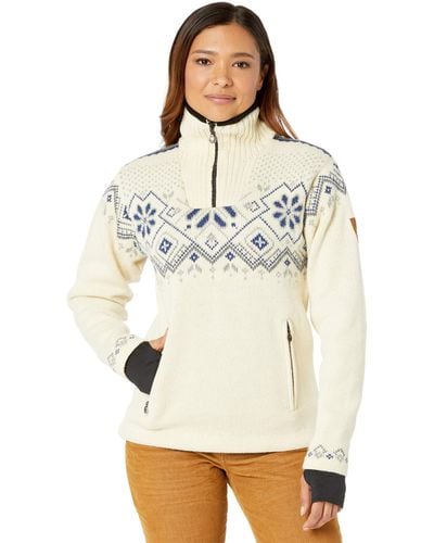 Dale Of Norway Fongen Weatherproof Feminine Sweater - White