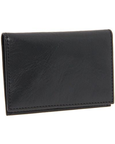 Bosca Old Leather Collection - Calling Card Case - Black