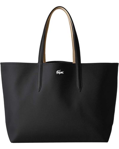 Lacoste Anna Large Reversible Shopping Bag - Black