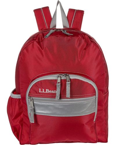 L.L. Bean Kids Junior Backpack - Red
