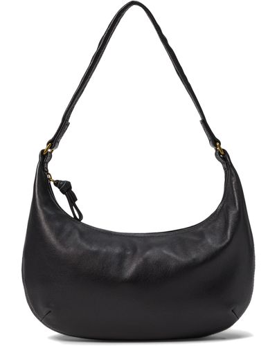 Madewell The Piazza Small Slouch Shoulder Bag - Black