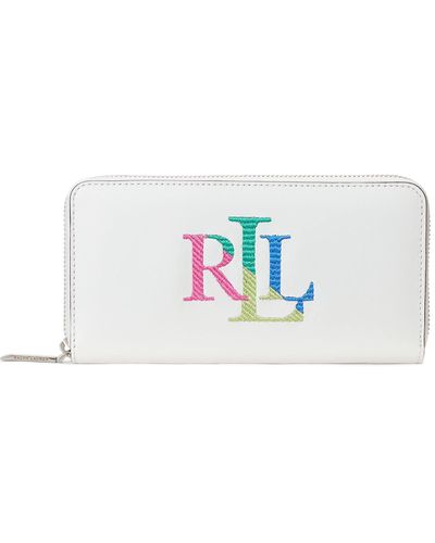Lauren by Ralph Lauren Zip Continental Wallet - White