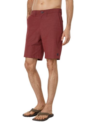 Billabong Crossfire Solid 20 Submersible Shorts - Red