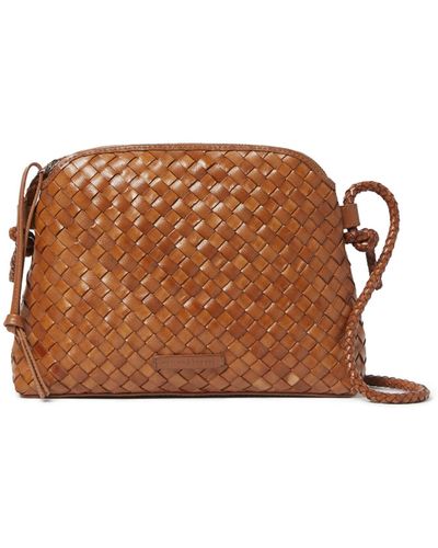 Loeffler Randall Mallory Woven Crossbody - Brown