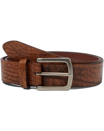 Torino Leather Company 38 Mm Distressed Harness Leather Belt - Brown