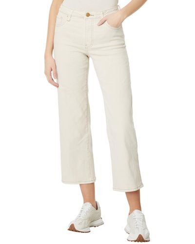 Kut From The Kloth Charlotte High-rise-fab Ab-culottes In Ecru - Natural