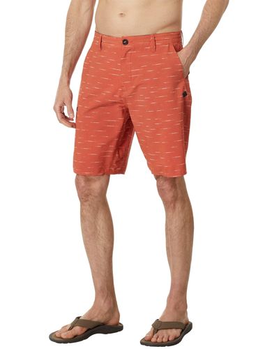 Rip Curl Boardwalk Global Entry 20 Hybrid Shorts - Red