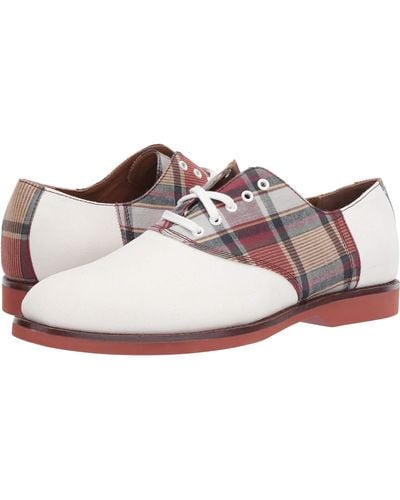Polo Ralph Lauren Orval (lily White/plain Madras Suede/madras) Men's Shoes