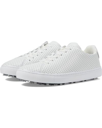 G/FORE Durf Perforated Leather Golf Shoes - White