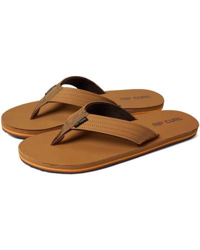 Rip Curl Revival Leather Open Toe Sandal - Natural
