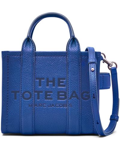 Marc Jacobs The Leather Mini Tote Bag - Blue