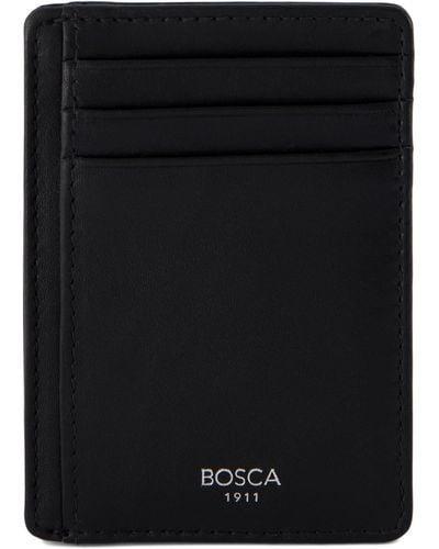 Bosca Nappa Vitello - Seven-pocket Id Rfid Card Case - Black