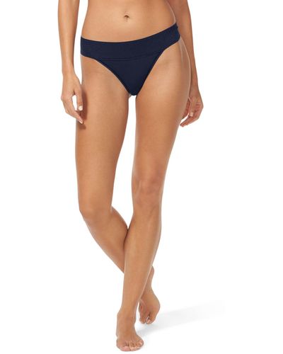 Tommy John Cool Cotton Brief, Lace Waist (Navy) Women's Underwear