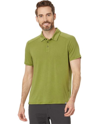 L.L. Bean Tropicwear Comfort Short Sleeve Polo - Green
