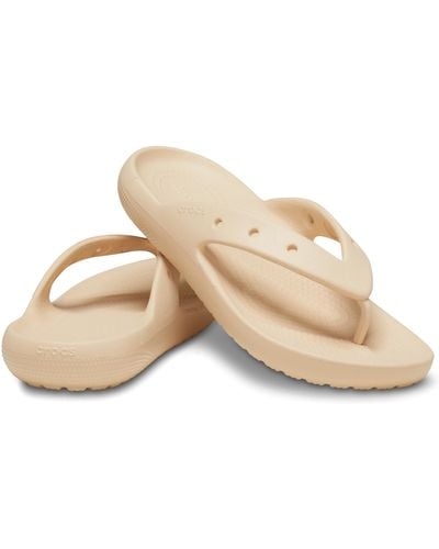 Crocs™ Classic Flip 2.0 Shitake Size 6 Uk / 7 Uk - Natural