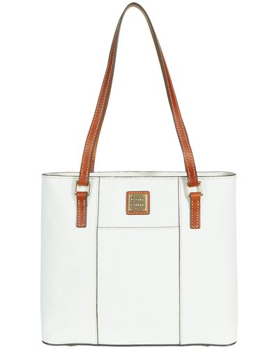 Dooney & Bourke Pebble Small Lexington Shopper - White