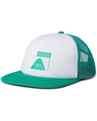 Poler Summit Trucker Hat - Green